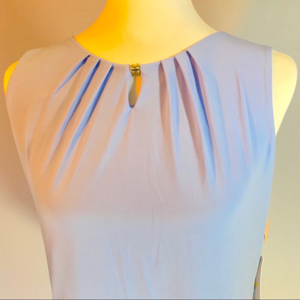 NWT Ivanka Trump Sleeveless Blue Top